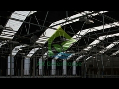 โรงเรือนพลาสติกสำหรับเกษตรกรรมแบบฟิล์มใสแบบช่วงเดียว