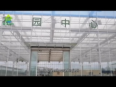 กระจกนิรภัยเชิงพาณิชย์ Venlo Type Greenhouse Multispan สำหรับการเกษตร