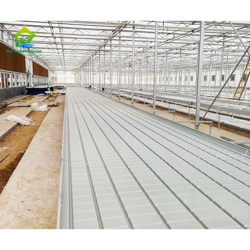 พืชไร้ดิน โรงเรือนกระจกภายใน โต๊ะการปลูก Ebb Custom Rolling Bench สําหรับเมล็ดพันธุ์