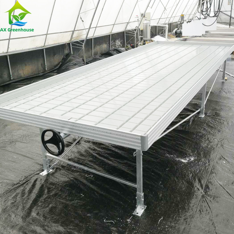 ODM ในร่มกลางแจ้งสวน Hydroponic เรือนกระจกกลิ้งม้านั่งระบบชั้นวางเติบโตในแนวตั้ง
