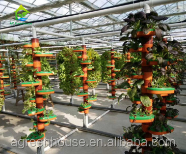 อาหารเกรด 3.0-5.0 มม. หนา PVC NFT Hydroponic Gutter สำหรับสตรอเบอร์รี่